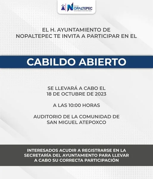 1696524947 El H Ayuntamiento te invita este 18 de octubre jpg