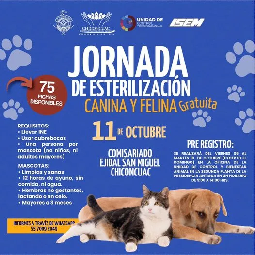 1696528623 JORNADA DE ESTERILIZACION 2023 Esterilizacion canina y felina totalmente GRATUI jpg