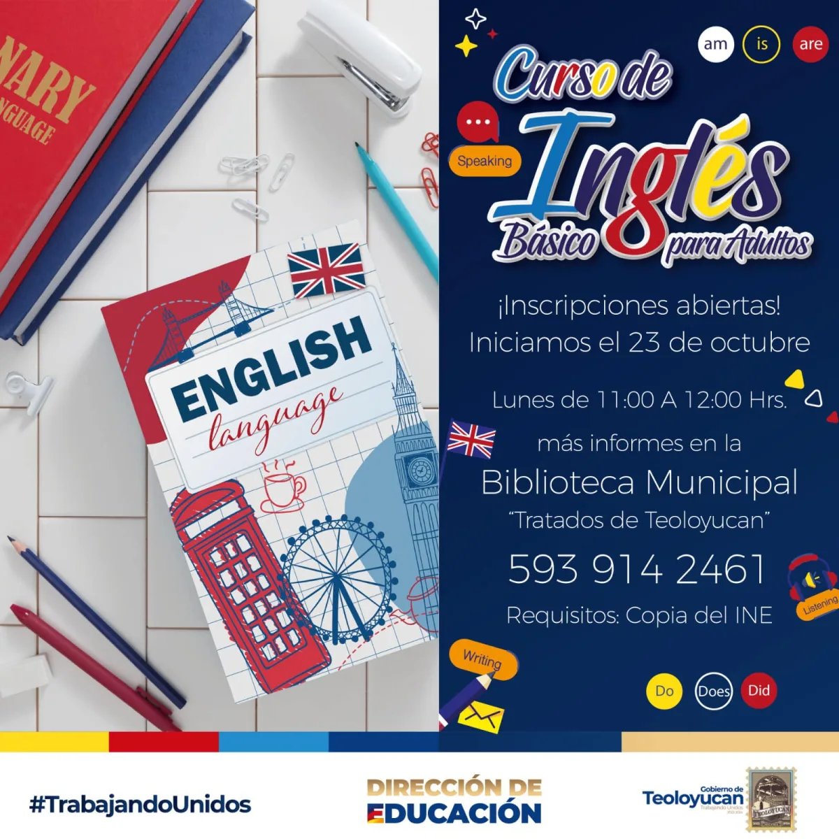 1696541414 Cursos de Ingles El H Ayuntamiento de Teoloyucan a traves