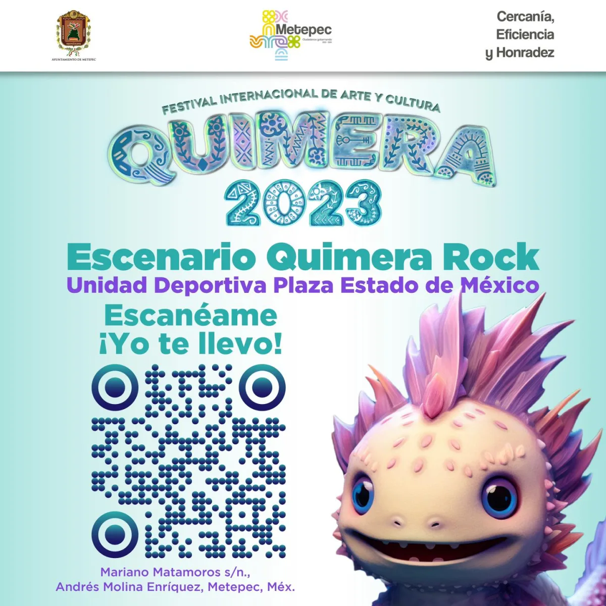 1696549584 984 Te compartimos las ubicaciones de los escenarios de Quimera2023