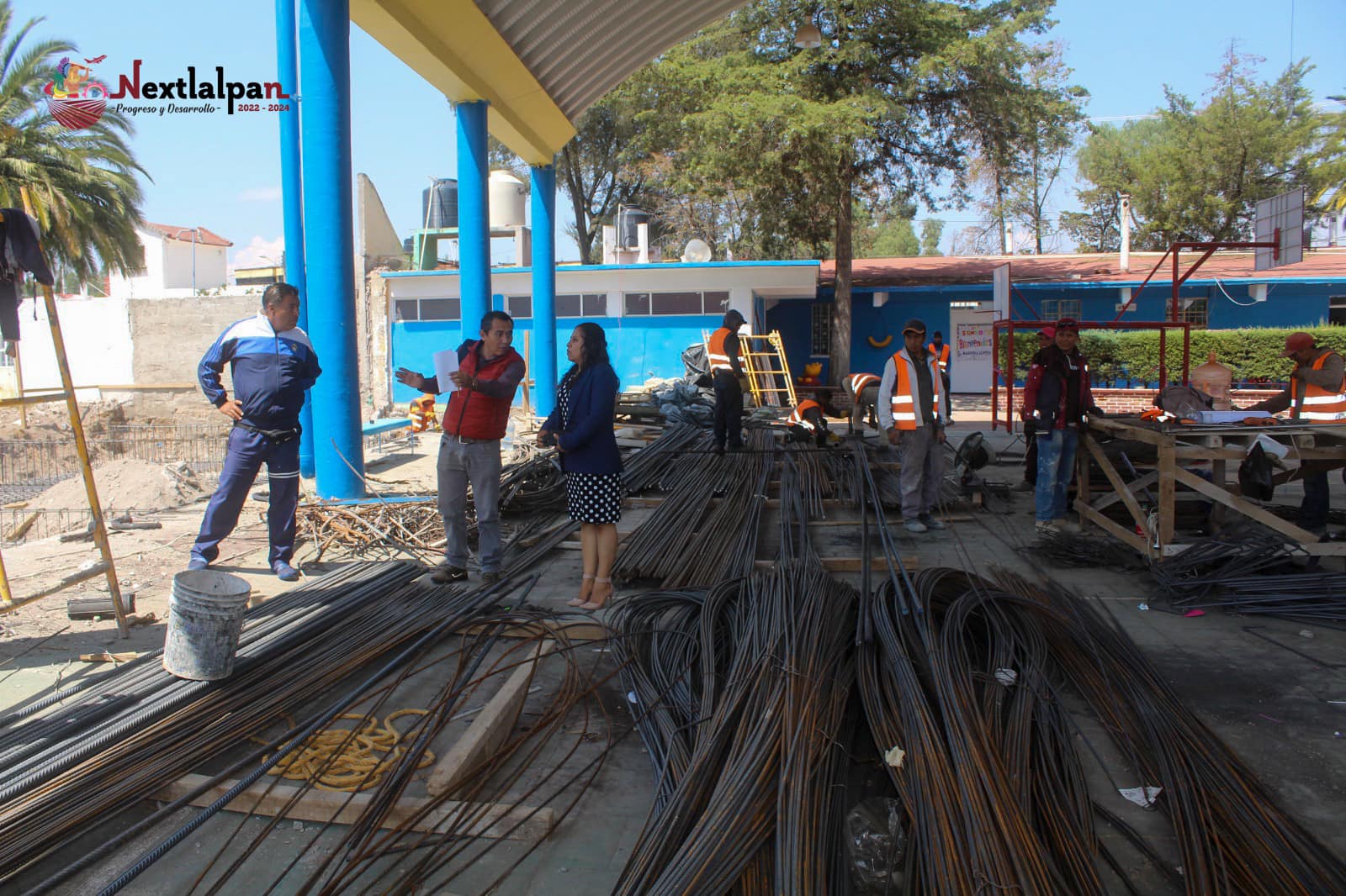 1696611402 256 Avances en la construccion de aulas en la escuela Miguel