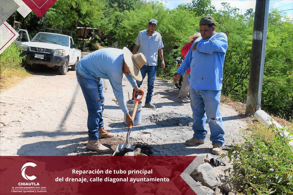 1696612204 24 ¡Las trabajos continuan Se realizo la reparacion del tubo principal