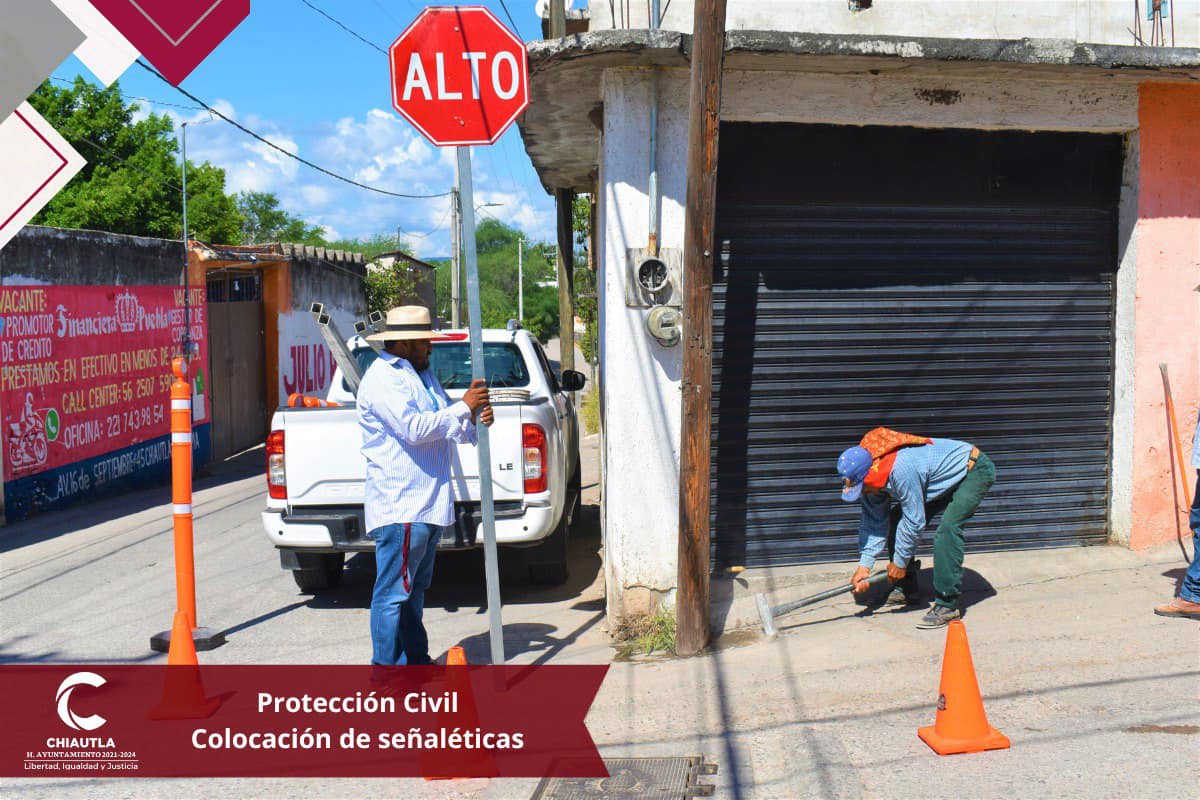 1696619442 548 El equipo de ProteccionCivil de nuestro municipio realiza colocacion de