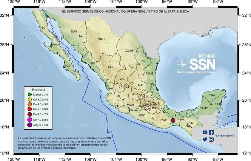 1696684267 SSN REPORTA SISMO INFORMACION PRELIMINAR GENERADO AUTOMATICAMENTE jpg