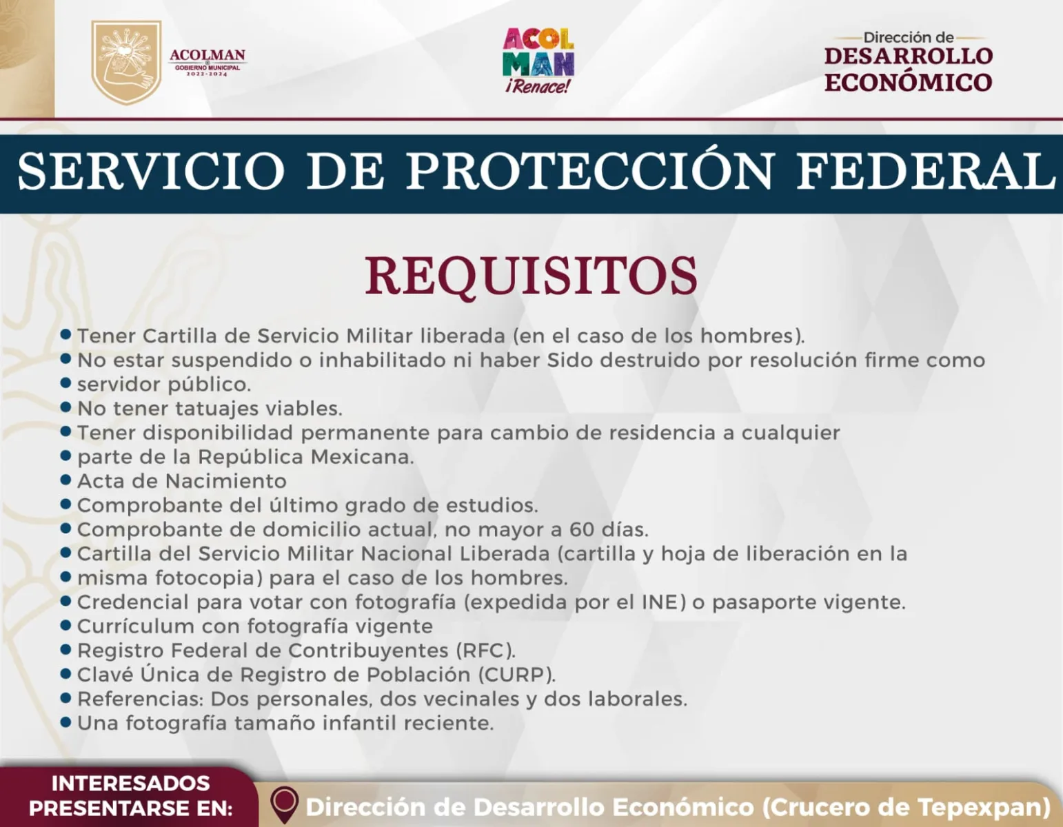 1696684450 15 Aplica a la vacante de Guardia de Proteccion Federal