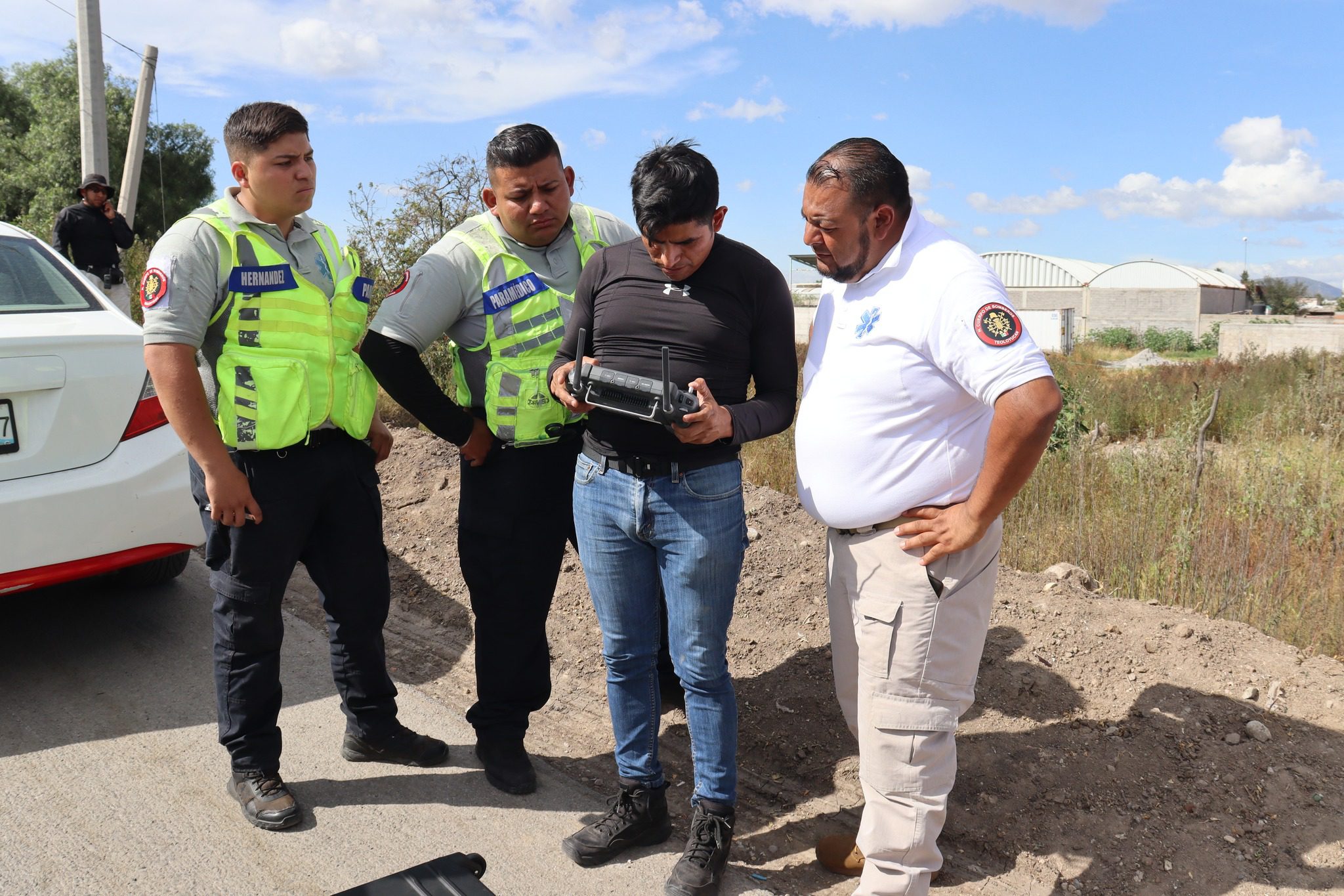 1696685132 840 Elementos de Proteccion Civil y Bomberos de Teoloyucan en coordinacion