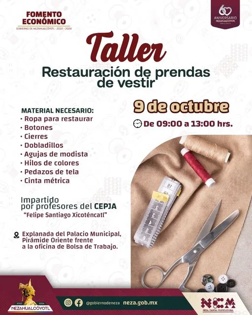 1696722255 FomentoEconomico Taller de restauracion de prendas de vestir 9 jpg