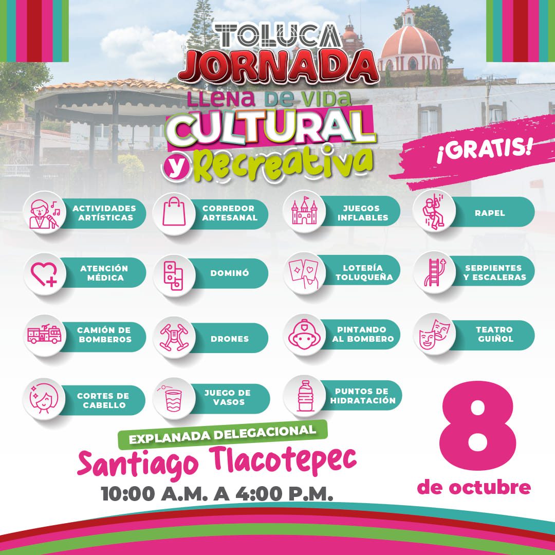 1696786877 511 ¡Hoy Toluca lo tiene todo unete a todas las actividades