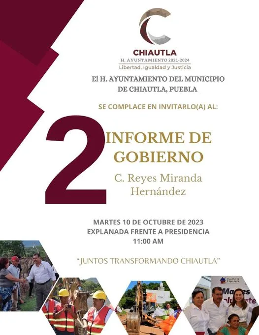 1696807813 El H Ayuntamiento de Chiautla Puebla les reitera la invitacion jpg