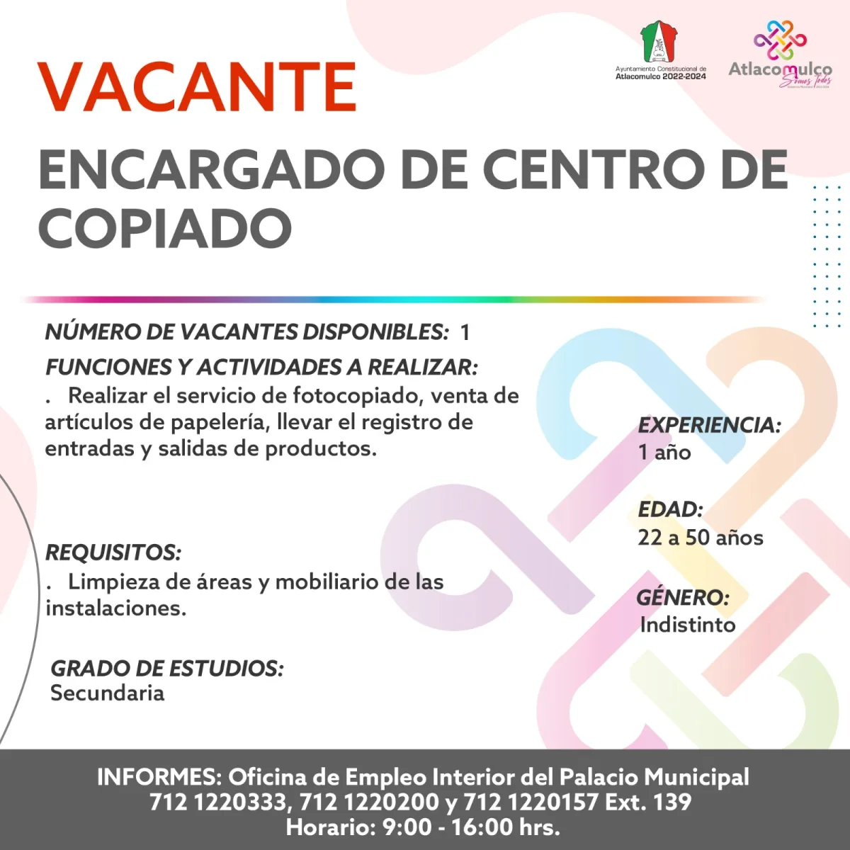 1696876366 913 ¡Te compartimos las vacantes de empleo correspondientes a esta semana