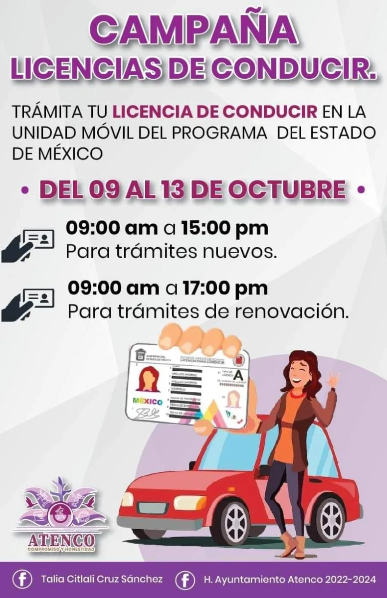 1696948423 Tramita tu licencia de conducir en la Unidad Movil del