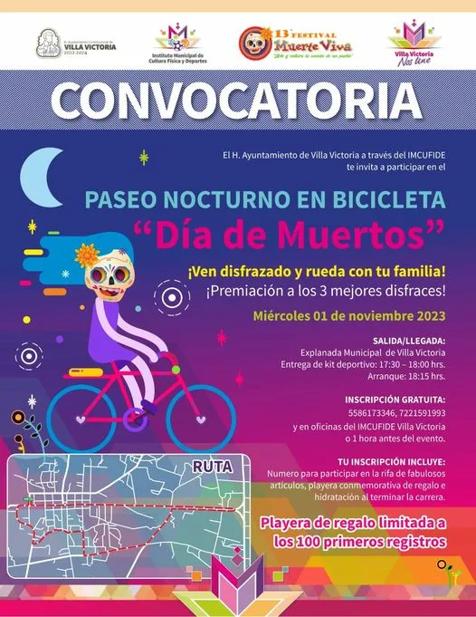 1696949309 Este 1ro de Noviembre ven y rueda en el paseo jpg