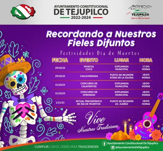 1697033556 DiaDeMuertos El Ayuntamiento De Tejupilco que encabeza el presidente jpg