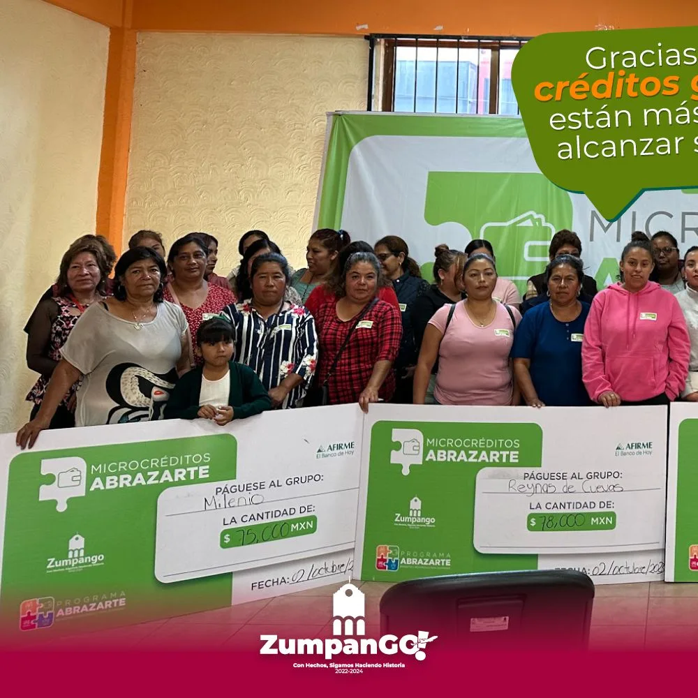 1697046418 ¡Zumpanguenses En dias pasados realizamos la entrega del programa Microcredito jpg