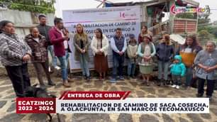 1697121461 Entrega de obra rehabilitacion de camino de Sacacosecha en Ecatzingo