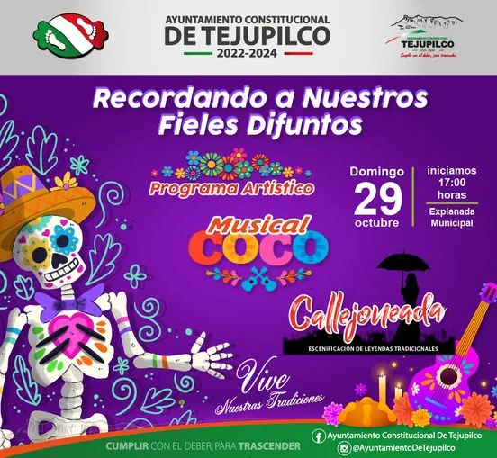 1697141803 DiaDeMuertos El Ayuntamiento De Tejupilco que encabeza el presidente jpg