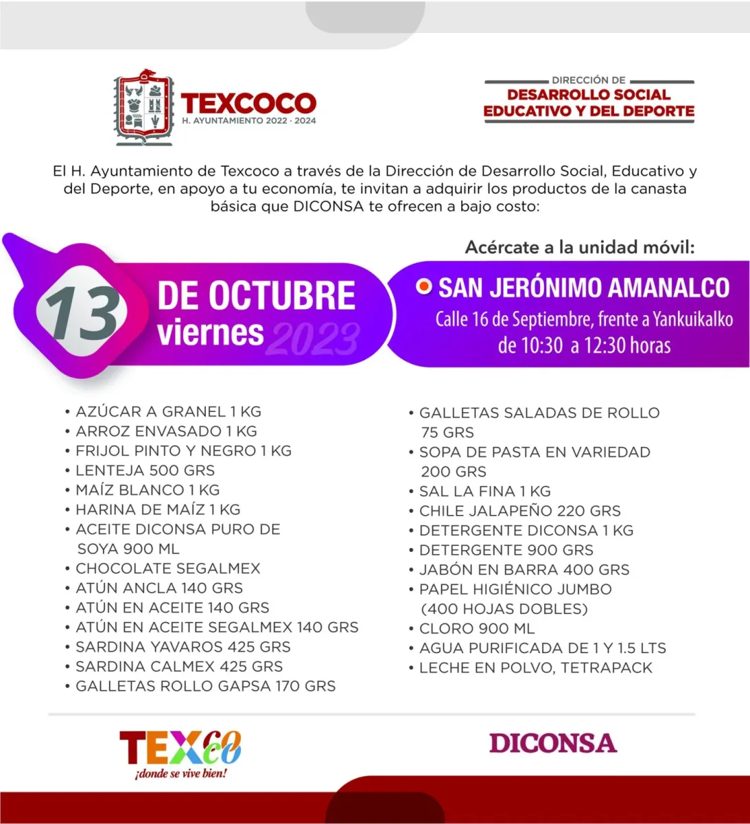 1697144263 Informacion importante El Ayuntamiento de Texcoco y DICONSA trae para scaled