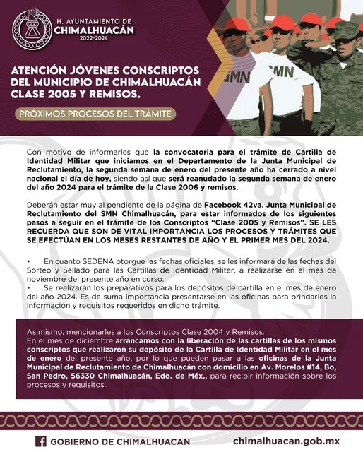 1697210938 Jovenes conscriptos de Chimalhuacan la 42va Junta Municipal de Reclutamiento jpg