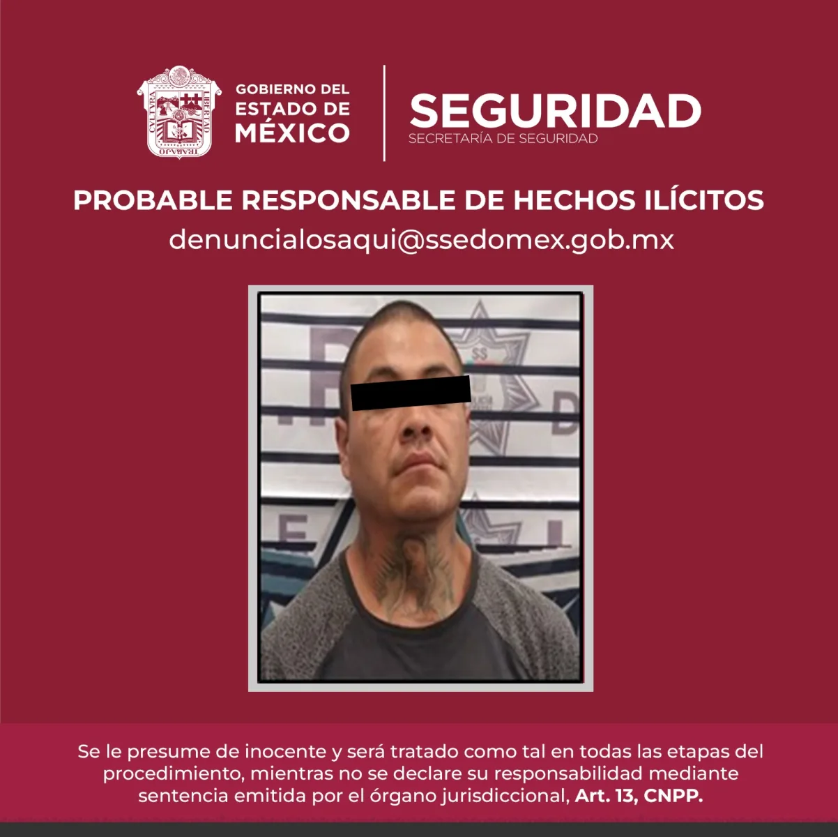 1697220384 SecretariaDeSeguridad detuvo a un hombre como probable responsable en delitos