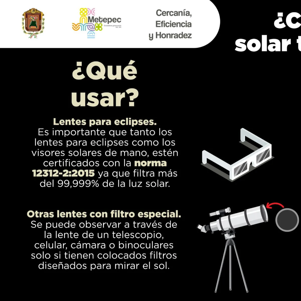 1697224649 Manana hay eclipse y desde Metepec lo podras ver a