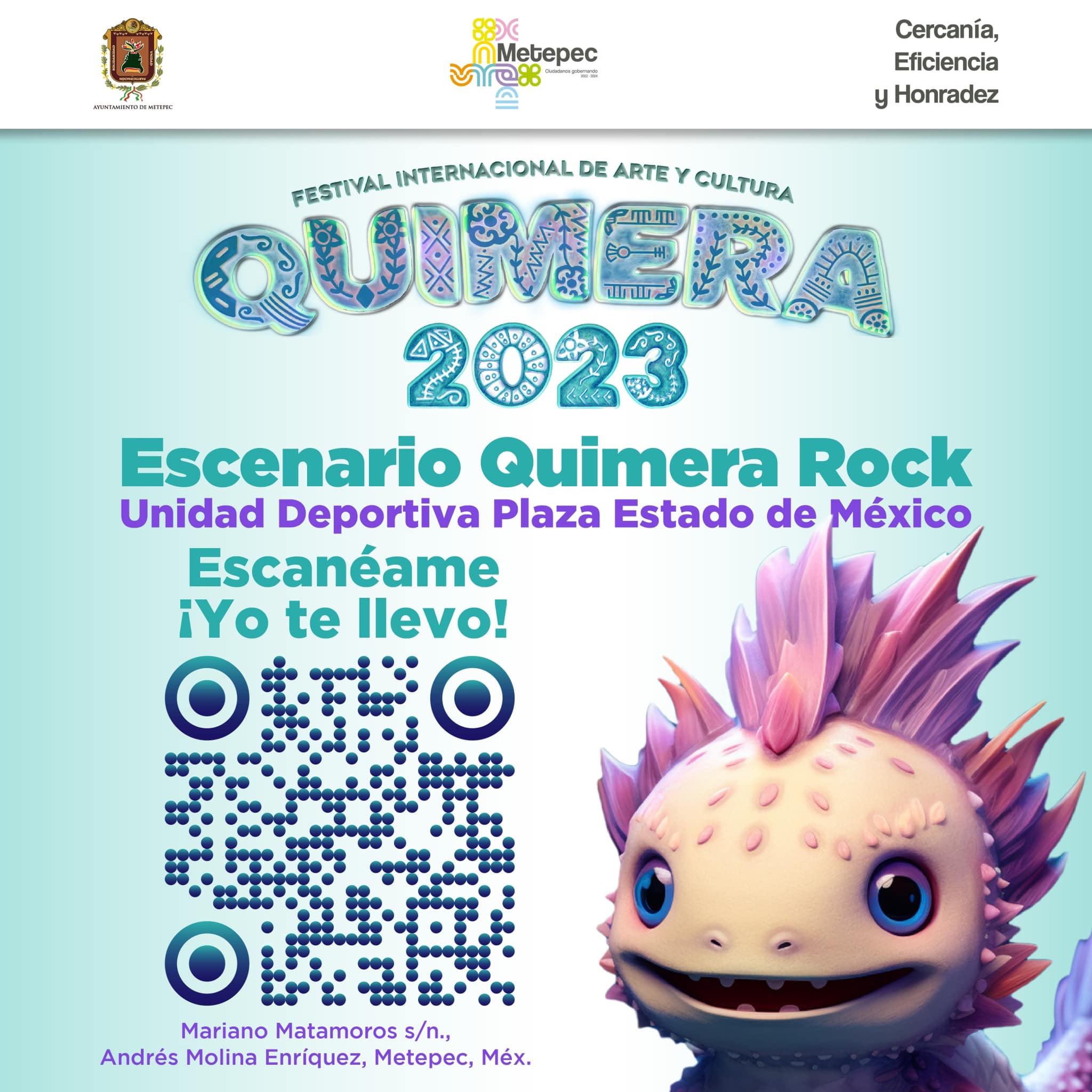 1697239164 160 ¡Ya empezo QuimeraRock Te esperamos en la Unidad Deportiva Plaza