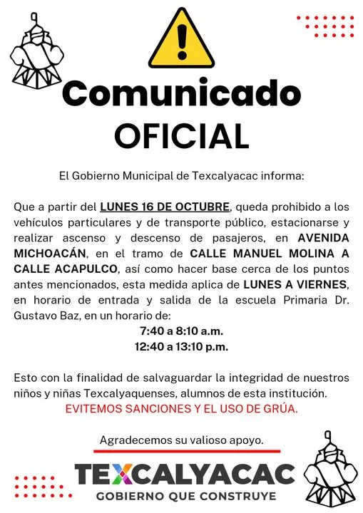 1697285809 COMUNICADO OFICIAL El Gobierno Municipal de Texcalyacac informa jpg