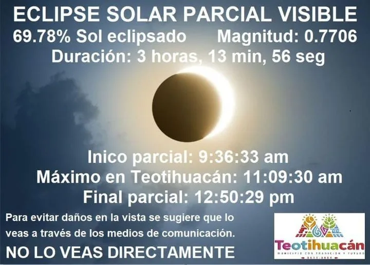 1697288649 Con motivo del Eclipse Solar se espera que sea visible jpg