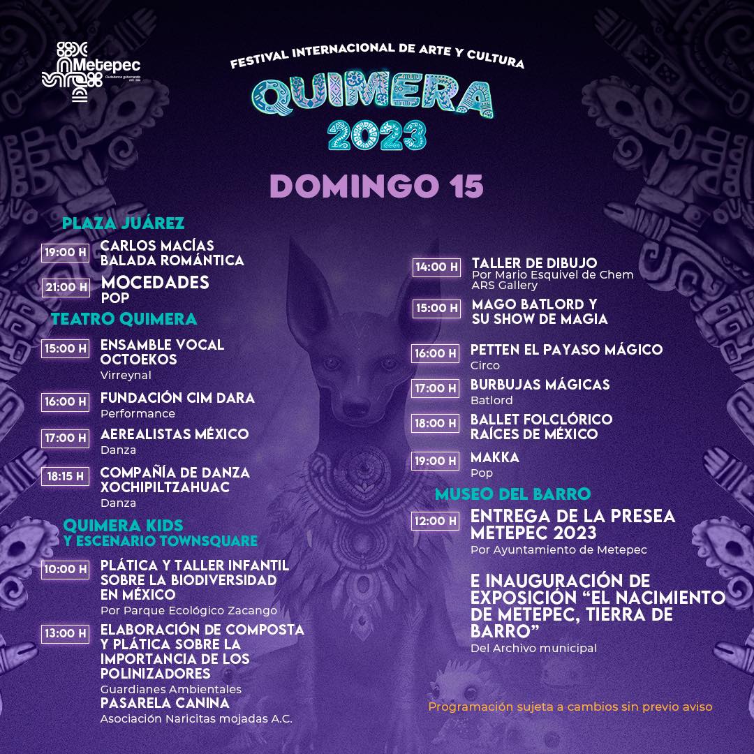 1697381196 Dia 10 Ultimo dia de Quimera2023 y queremos que todos