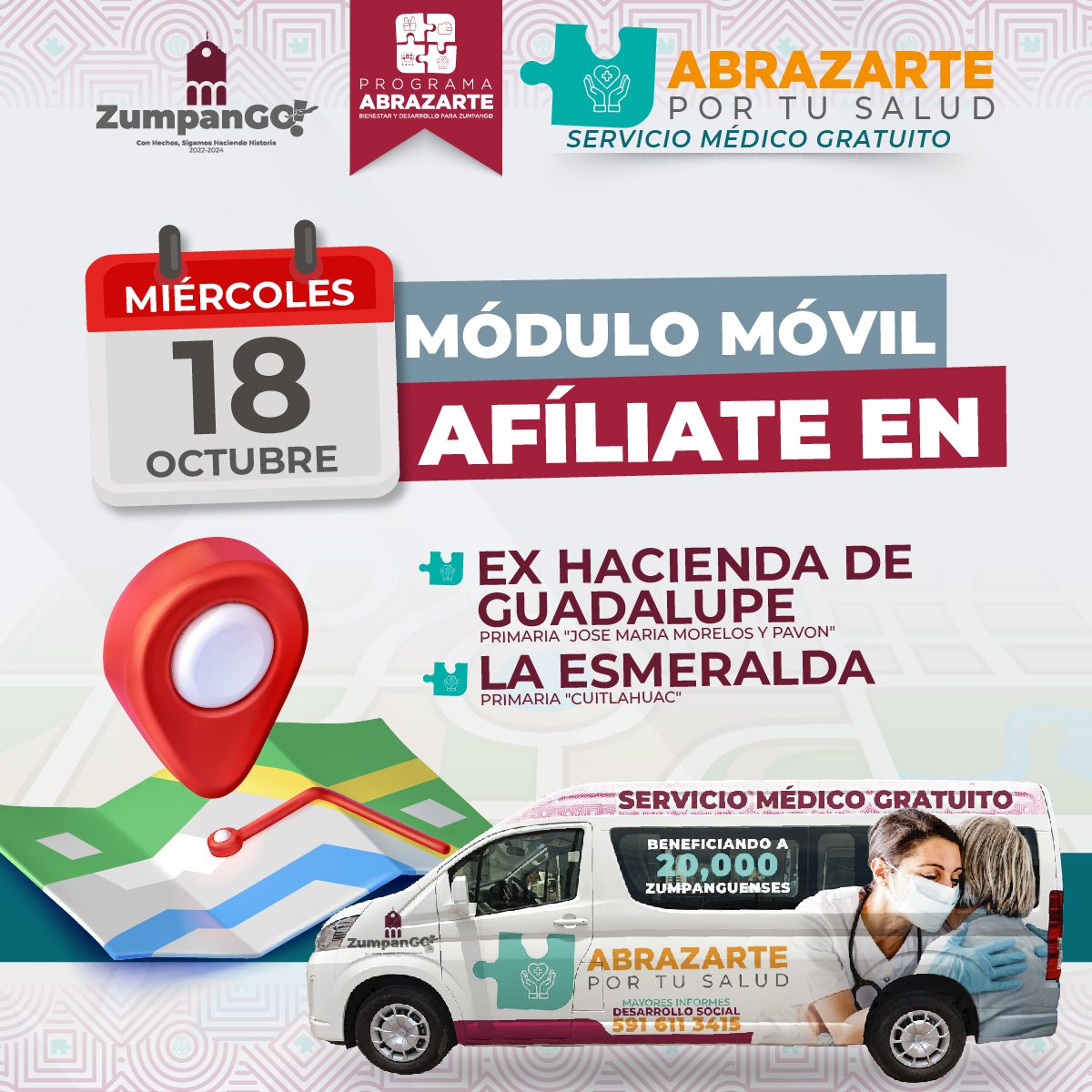 1697470044 822 MODULO MOVIL DEL 16 AL 20 DE OCTUBRE Queremos recordarte