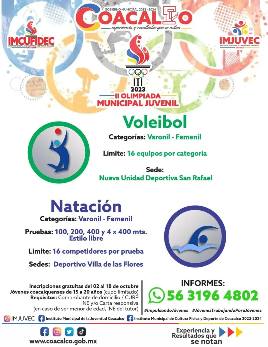 1697483713 6 ¡Activate en la Olimpiada Municipal Juvenil Este 21 y 28