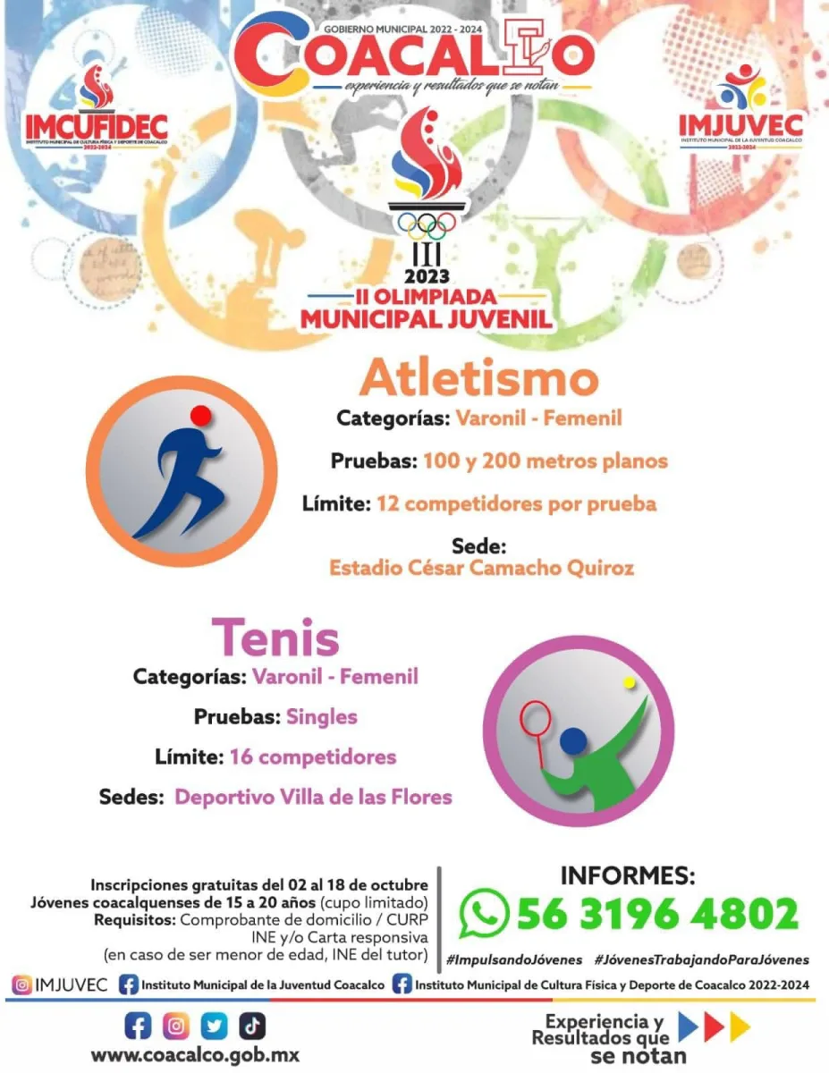 1697483718 266 ¡Activate en la Olimpiada Municipal Juvenil Este 21 y 28