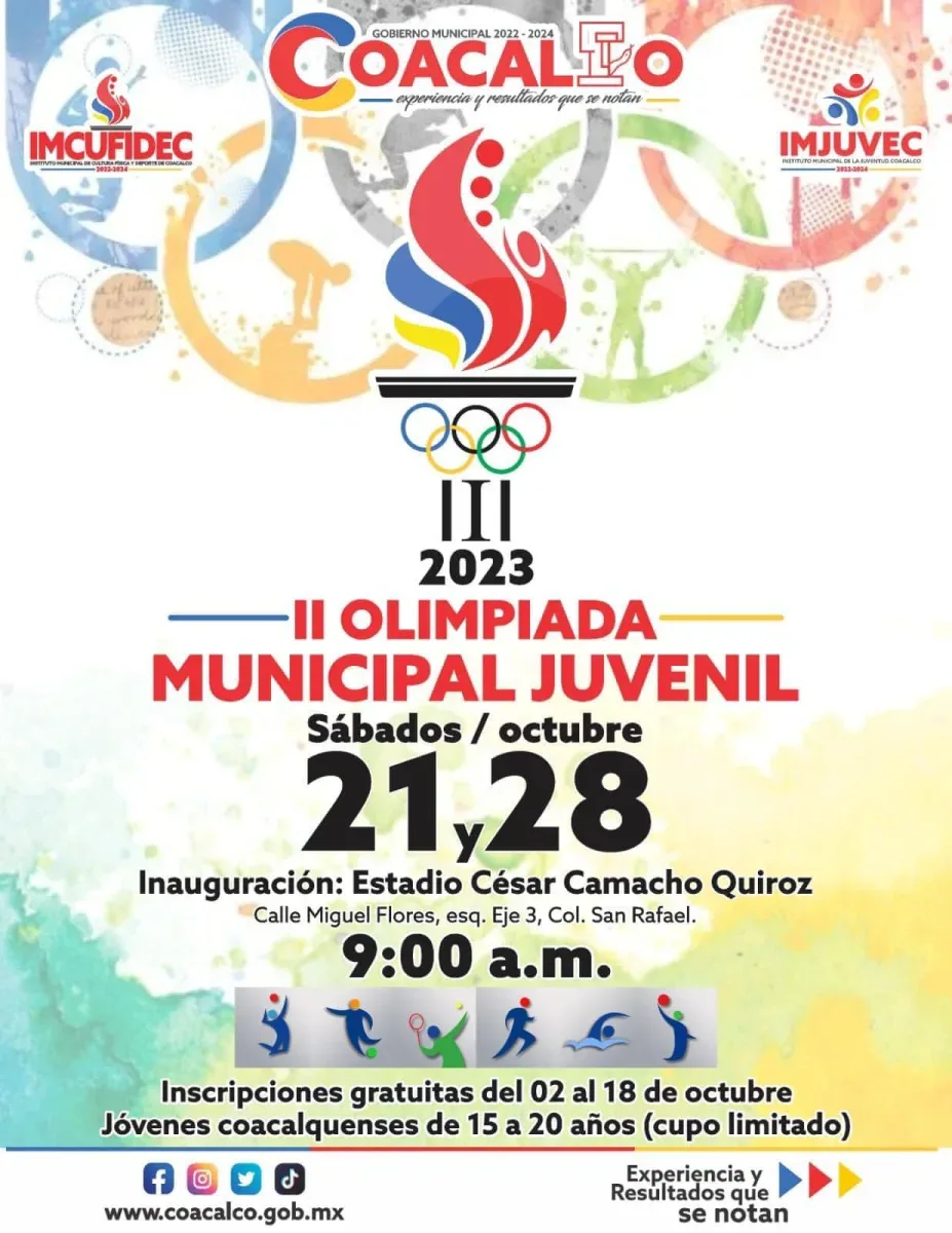 1697483742 ¡Activate en la Olimpiada Municipal Juvenil Este 21 y 28 jpg