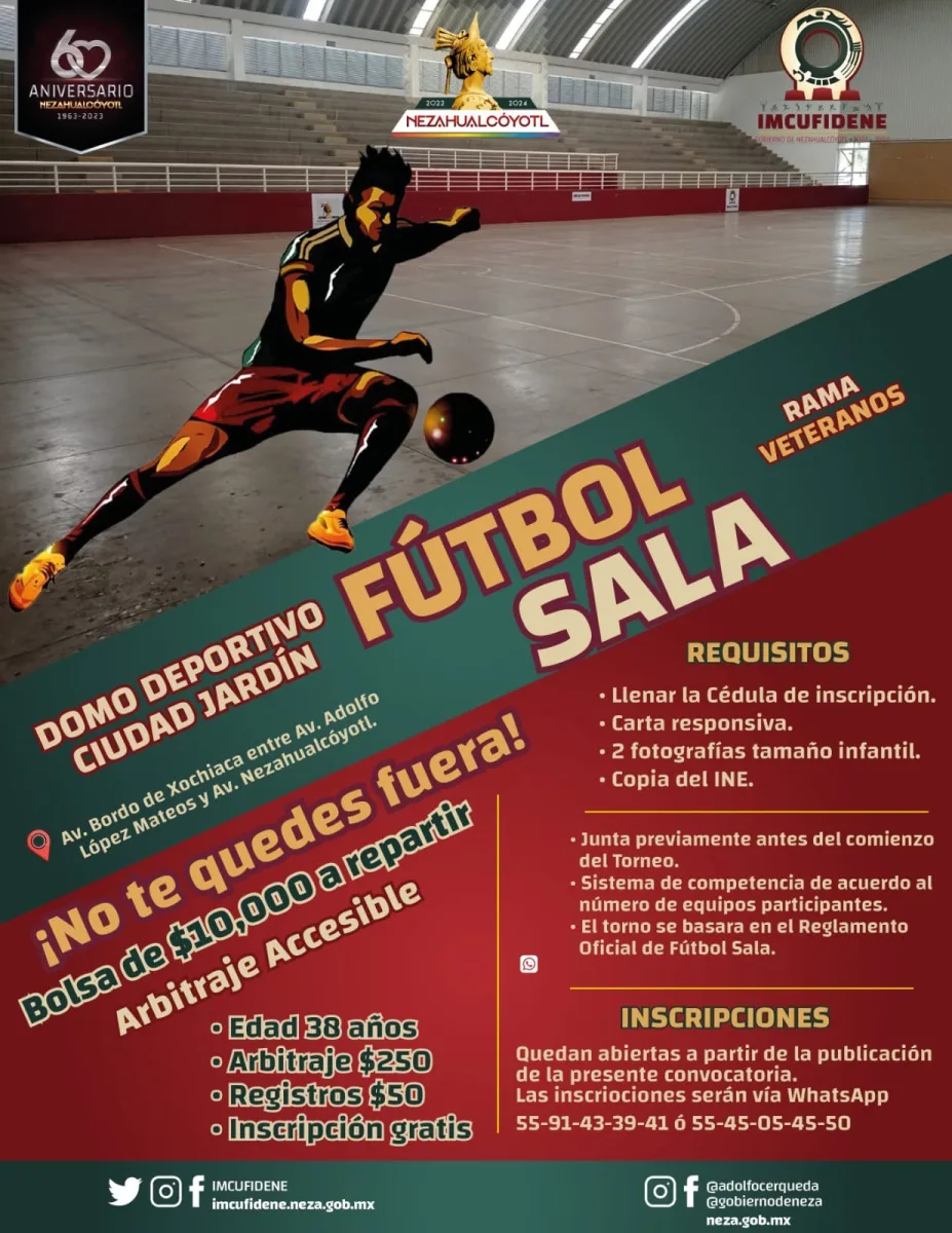 1697489593 903 Deporte El IMCUFIDENE te invita a participar en el