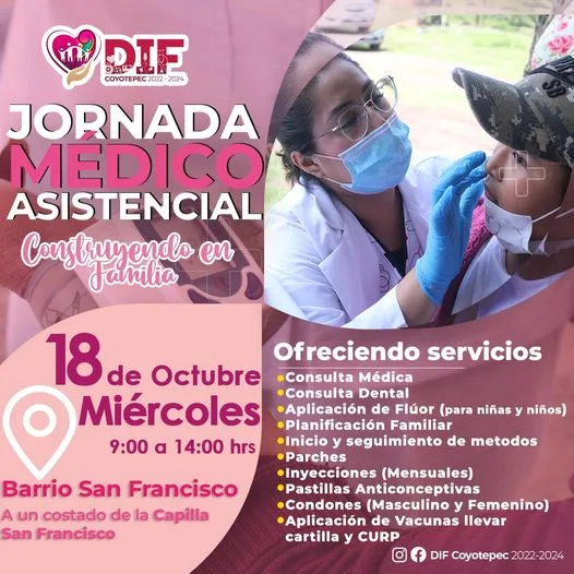 1697555466 JORNADA MEDICO ASISTENCIAL Vecinas vecinos nos vemos este miercoles jpg