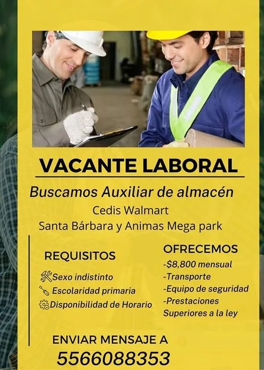 1697570054 BolsaDeTrabajo VACANTE DISPONIBLE jpg