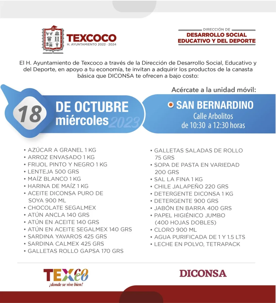 1697575097 Informacion importante El Ayuntamiento de Texcoco y DICONSA trae para scaled