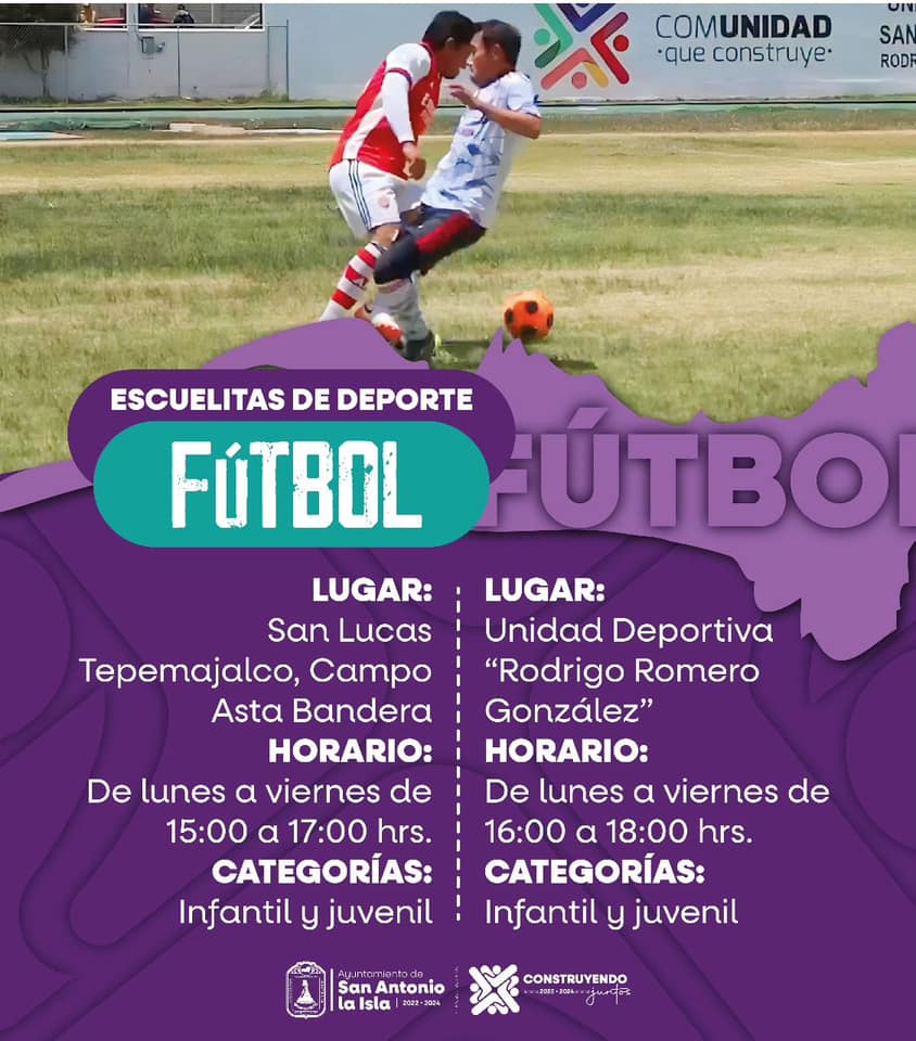 1697633134 170 Se parte de las Escuelitas de Deporte de SanAntonioLaIsla