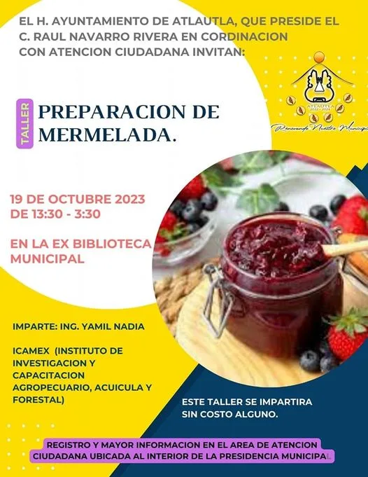 1697639058 QUIERES APRENDER A PREPARAR MERMELADAS NATURALES El Ayuntamiento que preside jpg