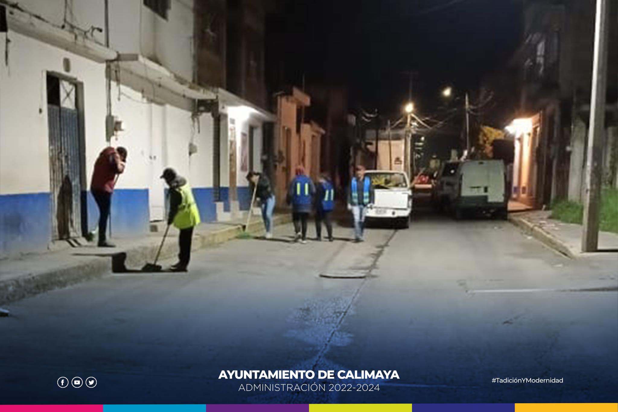 1697649504 66 El Programa de Barrido Nocturno continua en la Cabecera Municipal