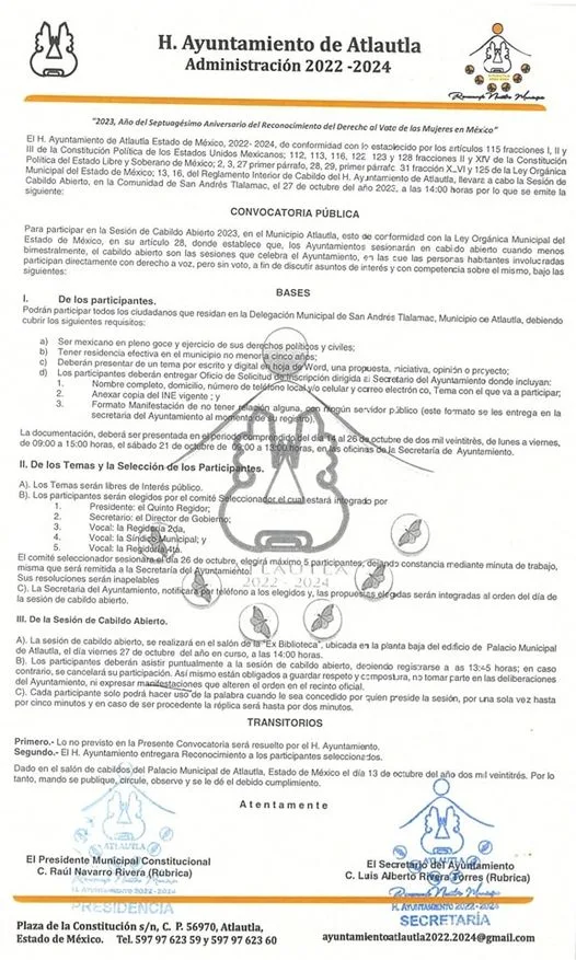 1697668113 EL AYUNTAMIENTO CONSTITUCIONAL DE ATLAUTLA CONVOCA A LA SESION DE jpg