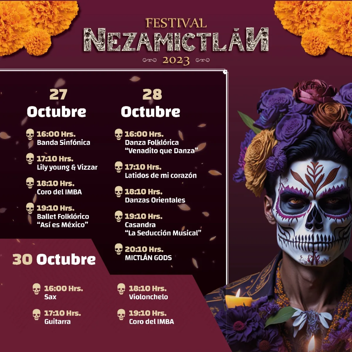 1697734412 590 FestivalNezaMictlan2023 No te pierdas nuestra tradicional feria de PanDeMue