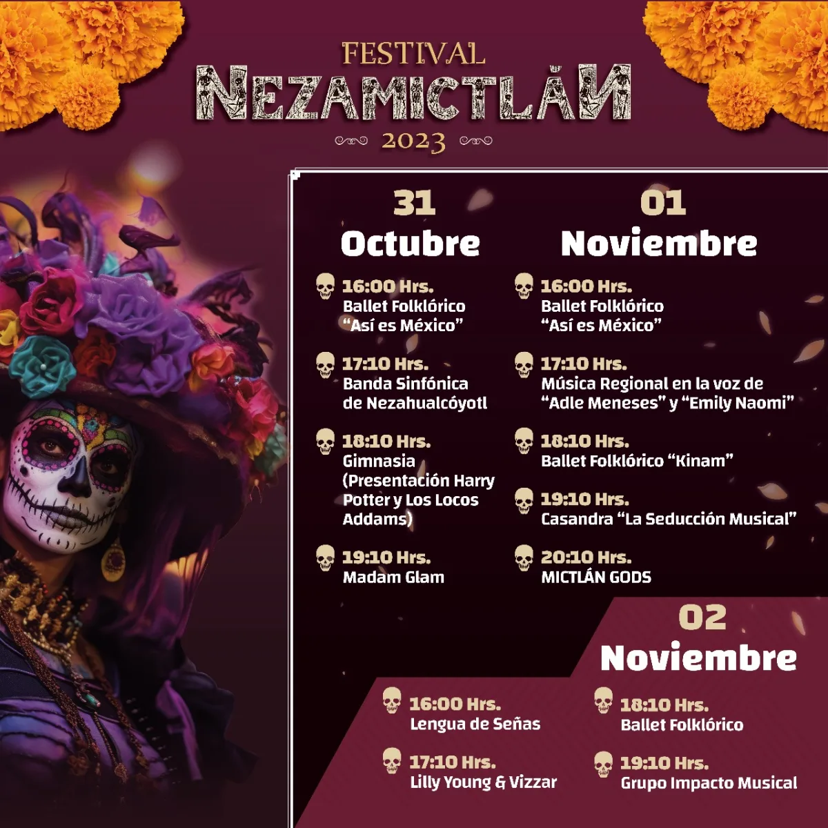 1697734418 28 FestivalNezaMictlan2023 No te pierdas nuestra tradicional feria de PanDeMue