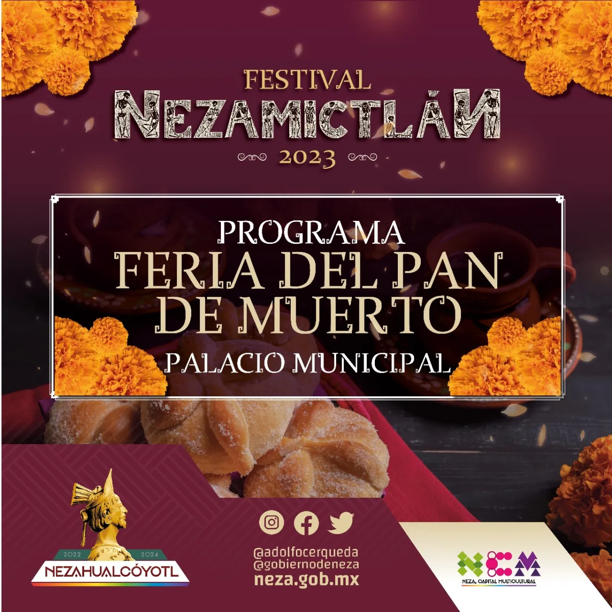 1697734442 FestivalNezaMictlan2023 No te pierdas nuestra tradicional feria de PanDeMue