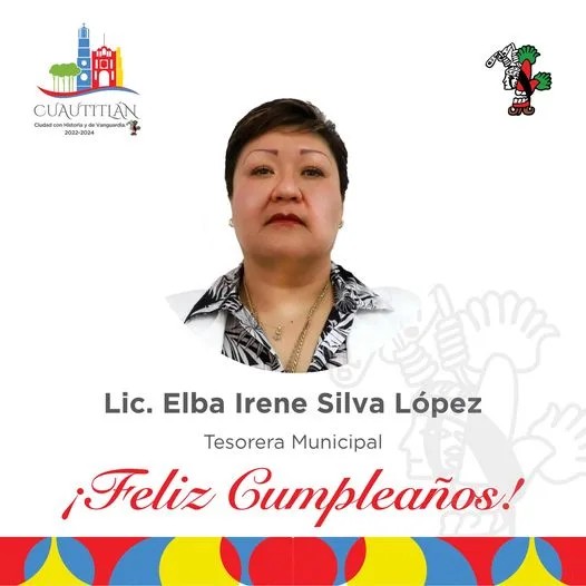 1697836587 Felicitamos a nuestro Tesorera Municipal Lic Elba Irene Silva Lopez jpg