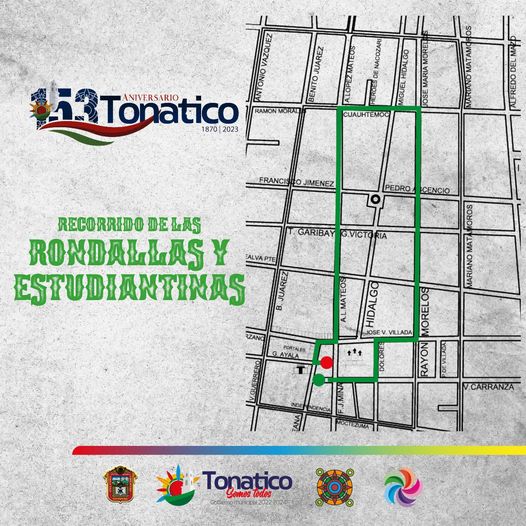 1697845571 Este sera el recorrido que realizaran hoy las Rondallas y