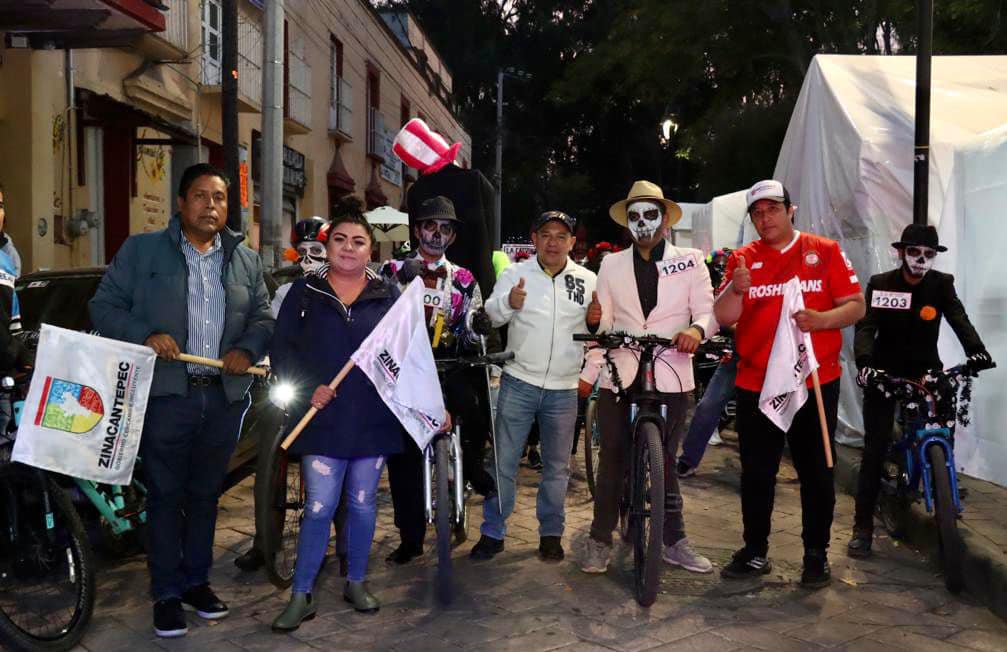 1697981700 817 Festival DiaDeMuertos 2023 llevamos a cabo la Rodada de Catrinas