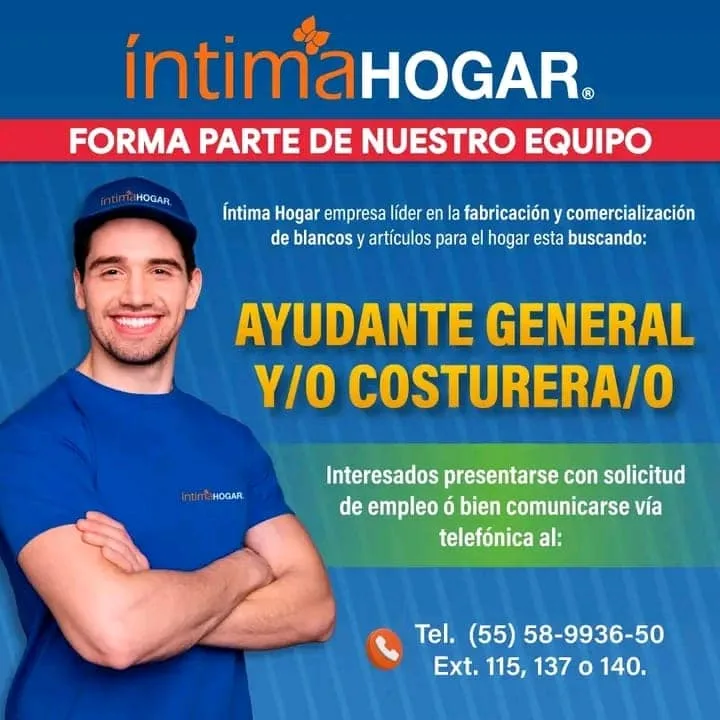 1698016770 BolsaDeTrabajo VACANTES DISPONIBLES IntimaHogar te invita a formar parte jpg