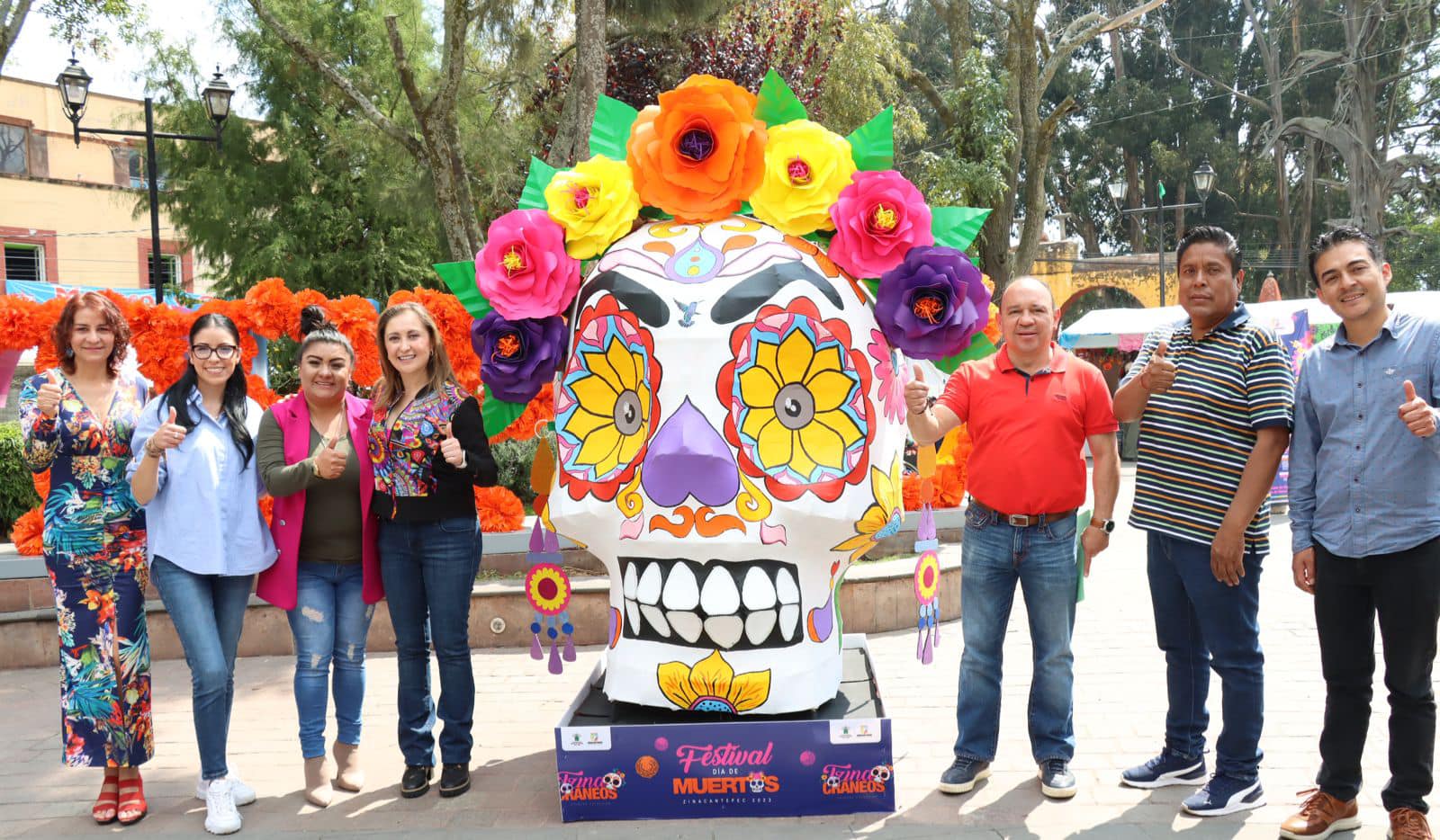 1698068299 151 Inauguracion de las piezas esculturales los TzinaCraneos ¡Los esperamos con