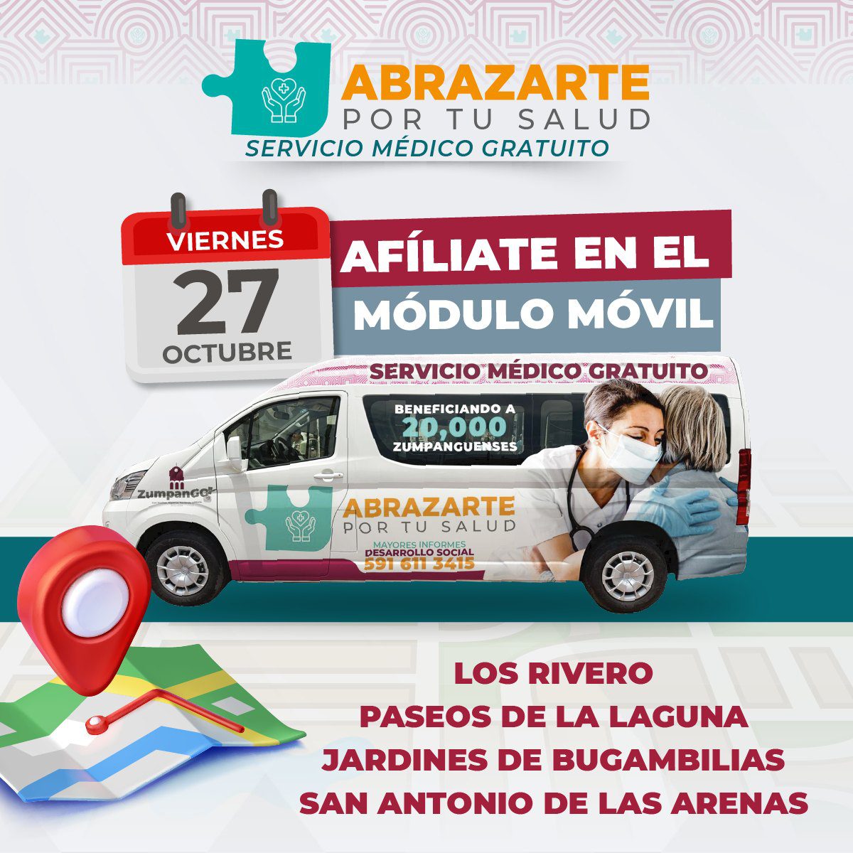 1698075307 902 AFILIACION EN MODULO MOVIL PARA EL SERVICIO MEDICO GRATUITO DEL