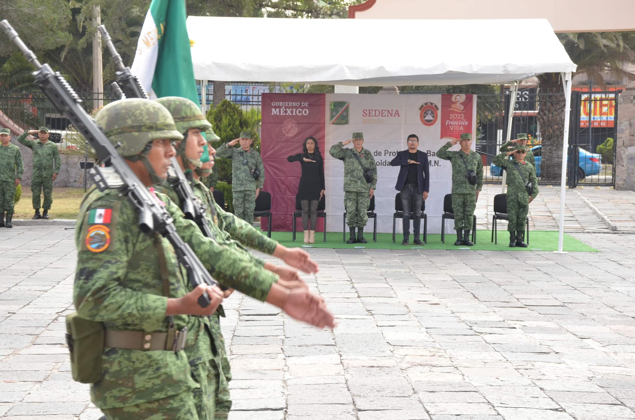 1698079526 209 Agradecemos la amable invitacion a la Ceremonia Protesta de Bandera